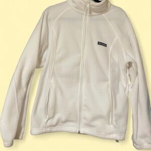 Columbia Soft White Fleece Jacket